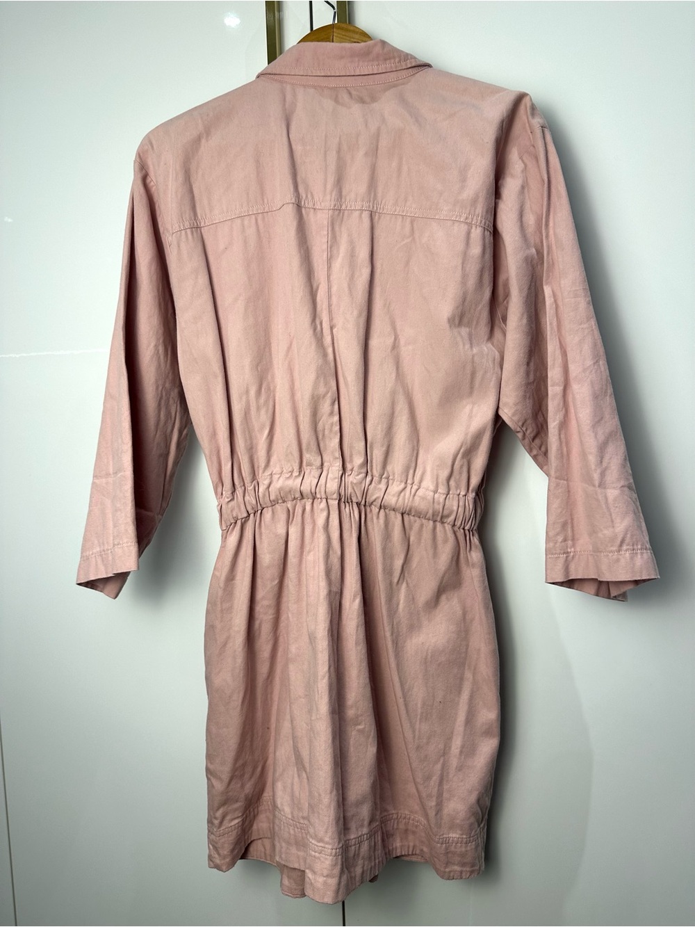 Free People 100% Cotton Utility Romper small - Picture 3 of 5